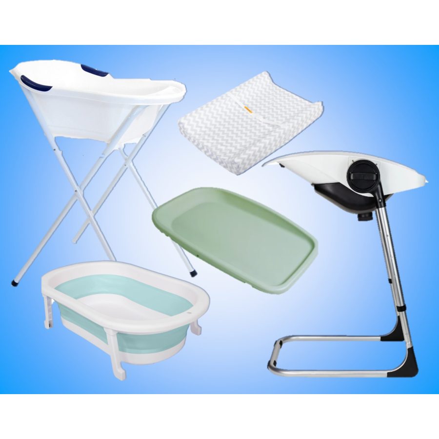 Hire baby bath, baby shower chair, Charli Chair, change mat for baby from Brisbane Baby Hire