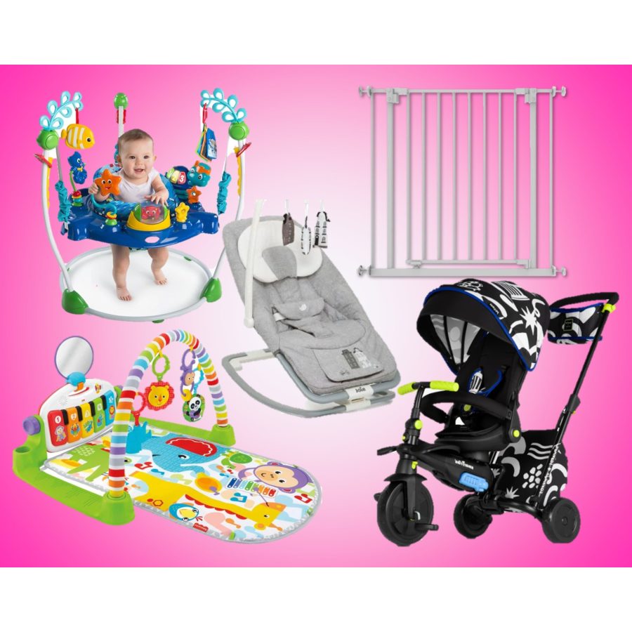 Hire toys, bikes, entertainers, baby gym, baby mat, swings, rocker bouncers for baby from Brisbane Baby Hire
