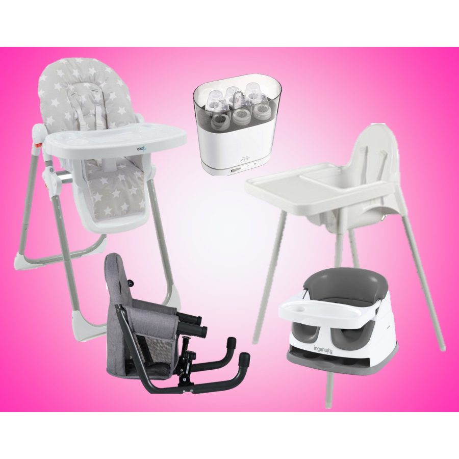 Hire high chairs, bumbos, booster seats, bottle sterilisers for baby from Brisbane Baby Hire