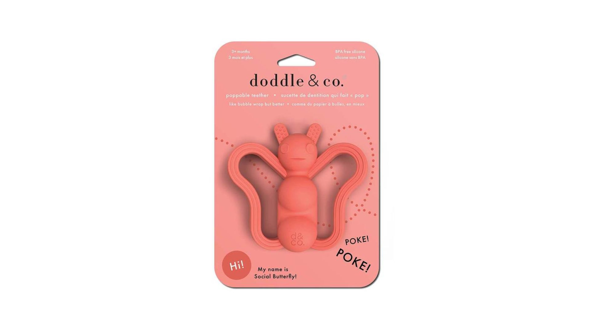 Doddle & Co Critter Collection - Social Butterfly