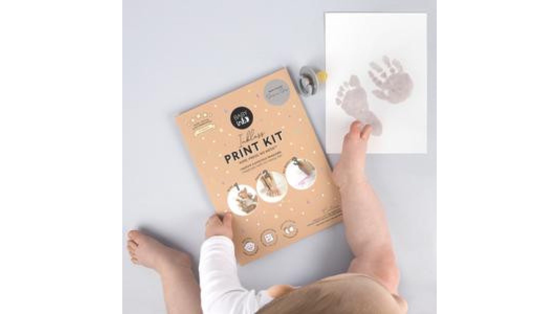 BABYInk Hand and Foot Inkless Print Kit BLACK