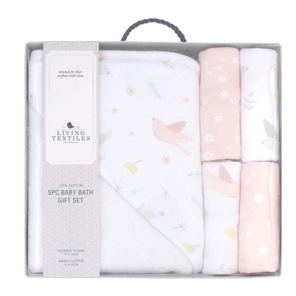 Bath Gift Set 5pc - Ava/Blush Floral