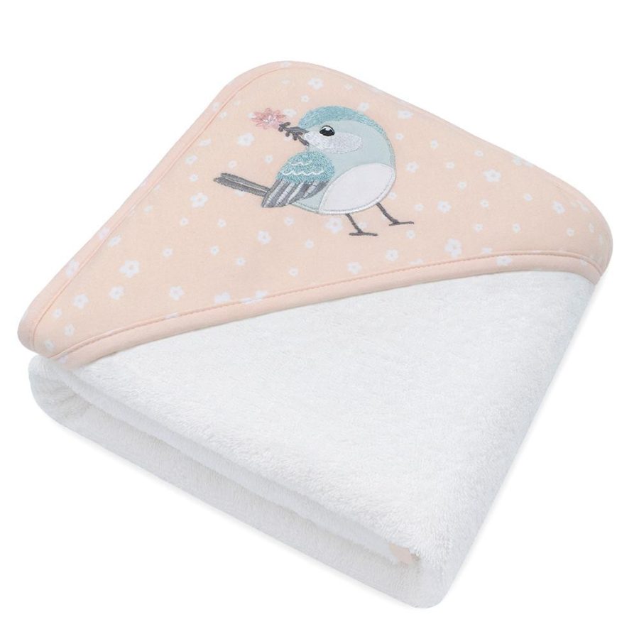 Hooded Towel - Ava Birds