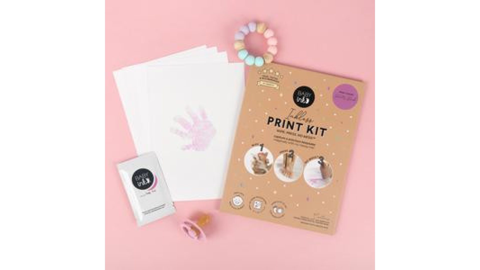 BABYInk Hand and Foot Inkless Print Kit BLACK