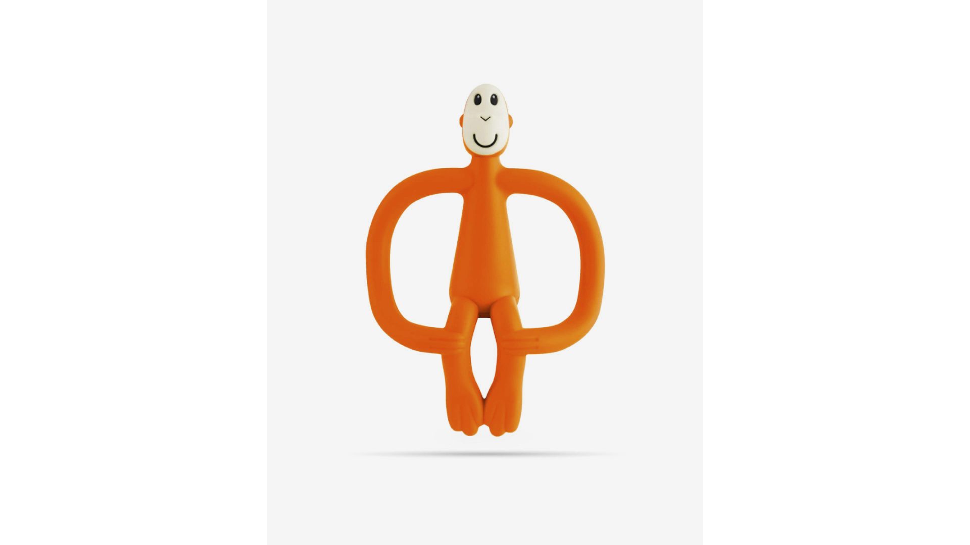 Matchstick Monkey Teething Toy and Gel Applicator - Orange